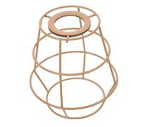 SEWOART Iron Lampshade Frame Bracket DIY Wire Cage For Table Pendant Ceiling Lamps Handcrafted Rope Weaving Accent For Artistic Home Decor