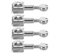 SEWOART Juego de 4 Clips de Aguja Metálicos para Máquina de Coser Doméstica, Abrazadera de Aguja de Repuesto, Accesorio de Costura Duradero para Piezas y Reparación en Hogar