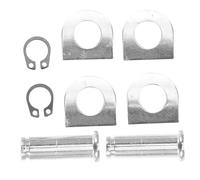 SEWOART Juego de Tornillos para Montaje de Reposapiés de Aleación de Aluminio, Kit 2 Pasadores y 2 Anillos de Retención para Motocicletas, Accesorio Resistente Compatible para Uso en Carretera y Pista