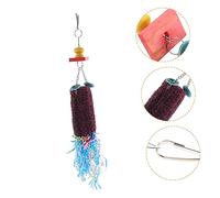 SEWOART Juguete para Masticar Loro Mascota Juguete para Loros Juguete de Jaula para Loros echar los cacatúa Juguete para pájaros Resistente a mordeduras Juguete Divertido de Madera