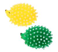 SEWOART Juguetes Chirriantes para Perros Juguetes Masticables Limpiador Dental para Mascotas Color Aleatorio 2 Piezas para Cachorros Suministros para Mascotas
