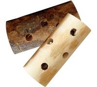 SEWOART Juguetes para Morder Reconfortantes Palitos de Madera de Manzana Natural 2 Piezas Palitos para Masticar Molares Juguetes para La Dentición de Mascotas Pequeñas