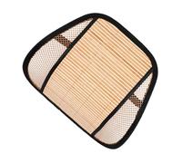SEWOART lumbar del coche apoyo almohada para la espalda soporte lumbar cojín portátil soporte de cintura soporte para la espalda para la oficina sábanas de bambú transpirables Beige