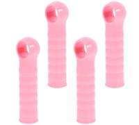 SEWOART Mango de Plástico 22 mm para Varilla de Trapeador, Pack de 4 con Tapa de Extremo, Sujeción Cómoda para Limpieza en Oficinas y Áreas Comerciales