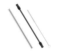 SEWOART Manguera de Leche para Cafetera Automática Color Gris Oscuro Tubo de Silicona y Metal Cepillo de Limpieza Incluido Compatible con Bosch y Fácil Instalación para Espumar Leche