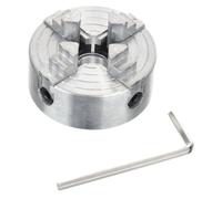 SEWOART Manual Chuck Carpintería Llave Material Abrazadera Torno Mandíbula Torneado Mandril De 4 Mordazas Herramienta De Reparación Repuesto Herramienta De Bricolaje Aleación De Zinc
