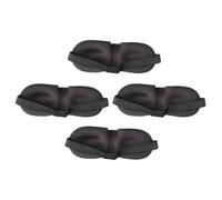 SEWOART Máscara para Dormir 3d Suave y Transpirable, 4 Piezas Cubierta de Ojos Ligera y Flexible, Antifaz Portátil para Bloquear Luz, Uso Cómodo para Viajes y Sueño Reparador