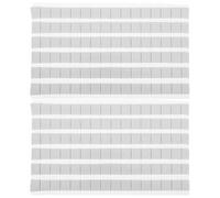 SEWOART Masilla Adhesiva Blanca Removible para Carteles y Manualidades 192 Unidades 2 Bolsas de 96 Pegamento Seguro para Colgar Fotos y Pósteres Paredes sin Dañarlas Reutilizable y