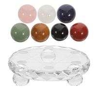 SEWOART Matriz De Estrellas De Bola De Cristal Decoración Del Hogar Cristales Esfera Bola Decoración Delicados Adornos De Bolas De Cristal Manualidades Con Bolas De Cristal
