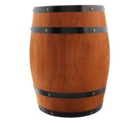 SEWOART Media Barrica De Madera Para Decoración De Pared En Bares y Jardines, Barril De Roble De 33 Cm De Altura, Adorno Vintage Para Paisaje De Bar y Almacén, Artesanía Resistente y Funcional