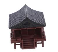 SEWOART Microescultura Vintage de Pabellón Japonés para Bonsái y Adorno Compacto para Decoración Zen y Oficina