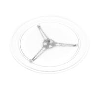 SEWOART Microwave Glass Turntable Replacement Tray Rotating Glass Plate Support Ring Compatible With Microwave Oven Accessories Even Heat Distribution Quiet Smooth Rotation Easy To Clean