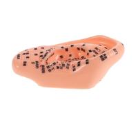 SEWOART Modelo De Acupuntura De Oreja Para Enseñanza Y Masaje, Oreja De Silicona Con Puntos De Acupuntura Para Práctica De Medicina China