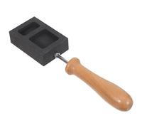 SEWOART Molde de Grafito para Fundición de Lingotes Molde Resistente para Plata Cobre y Herramienta de Fundición Metálica para Joyería y Taller Artesanal