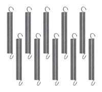 SEWOART Muelle de Extensión y Compatible para Trampas de Ratones 10 Piezas con Gancho Doble de Acero Plata Resistente al Desgaste para Uso en Interiores y Exteriores