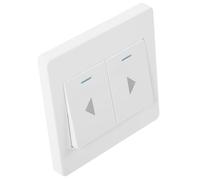 SEWOART Panel Interruptor para Puerta Garaje Botón Pulsador Doble con Reseteo Automático Diseño Simple y Resistente para Control Puerta y Cortina Uso Comercial y Doméstico