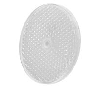 SEWOART Panel Reflectante Redondo Transmisión de Señal Estable de Plástico Blanco y Reflexión Angular Amplia para Sensores Fotoeléctricos para Líneas de Producción Industriales