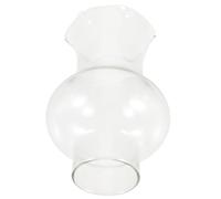 SEWOART Pantalla de Vidrio para Lámpara de Aceite 28 Orificios Diámetro 3 CM Chimenea Transparente Resistente al Viento y Alta Temperatura Reemplazo para Lámparas de Queroseno