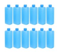 SEWOART Paquetes de Hielo para Aire Acondicionado Bloques Congeladores para Refrigeradores, 12 Piezas Compactas y Portátiles Ideales para Celebracion Verano en Casa o Escuela