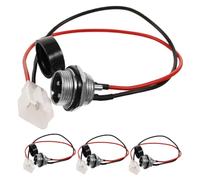 SEWOART Piezas de Scooter Eléctrico 4piezas Conector de Carga USB Compatible para Motocicleta Adaptador de Carga para Bicicleta Eléctrica Accesorios para Kart Eléctrico