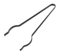 SEWOART Pinzas para Crisol de Fundición de Metal, Pinza Elevadora de Crisol, Metal Negro, 42,7x7,5x1,5cm, para Verter y Levantar Crisoles, Fundición de Joyas
