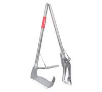 SEWOART Pinzas Plegables para Serpientes de Acero Inoxidable 100 Cm, Abrazadera de Metal para Cangrejos y Anguilas, Equipo de Pesca y Manejo Seguro en Exteriores