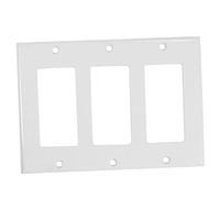 SEWOART Placa de Interruptor Triple de PC Resistente y Flexible para Uso Hogar