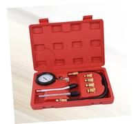 SEWOART Probador de Compresión Multifuncional para Coche y Motocicleta Manómetro Adaptadores Detector de Fugas de Cilindro y Kit con Estuche de Almacenamiento