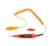 SEWOART Probador Digital de Circuitos para Automóvil con Pantalla LCD Cable Extensible de Sonda Metálica Resistente y Función de Detección de Cortocircuitos y Voltaje para Diagnóstico