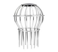 SEWOART Protector de Canalón en Reja Cubiertas para Bajantes Filtro de Drenaje del Techo Protector Globo de Acero Inoxidable Mantiene el Bloqueo de Hojas o Desechos