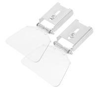 SEWOART Protector Ocular para Amoladora de Banco Pequeño Escudo de Seguridad ABS y Acero Inoxidable Kit de Protección Ocular Resistente para Herramienta Accesorios de Fijación y