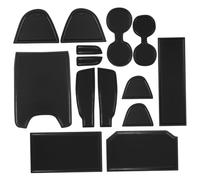 SEWOART Protector para Consola Central y Porta Vasos para Tapetes Antideslizantes para Ranuras de Puerta Accesorios Interiores de PVC Resistentes y Fáciles de Limpiar