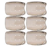 SEWOART Protectores Metatarsales Transparentes para Botas de Trabajo 6 Piezas Cubrezapatos de Seguridad ABS Resistente para Protección del Pie Construcción E Industria