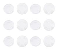 SEWOART Protectores para Muebles Redondos de Vidrio 200 Unidades Transparentes de Goma Plástica Antideslizantes y Resistentes para Mesa de Té y Escritorio, Almohadillas de