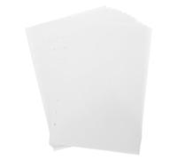 SEWOART Recambio de 40 Hojas Desprendibles de Papel Adhesivo Doble Cara A5 para Carpeta de 6 Anillas, Inserto Reutilizable para Álbum de Pegatinas y Colección Scrapbooking
