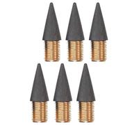 SEWOART Recambios de Punta de Lápiz sin Tinta, Pack de 6 Piezas Diseño Roscado, Punta Eterna para Lápices Mecánicos, Recambios Duraderos para Uso Escolar y Oficina Estilo Estilo Aleatorio
