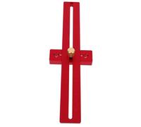 SEWOART Regla Ajustable para Carpintería de Aleación de Aluminio, Regla Marcadora de Precisión Bloque Deslizante, Herramienta Multiusos para Bricolaje y Medición Profesional