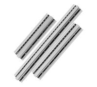 SEWOART Reglas de Aluminio Cómodas y Fáciles de Llevar con Asas, 15cm 20cm 30cm Juego de 3 para Estudiantes y Entusiastas del Bricolaje