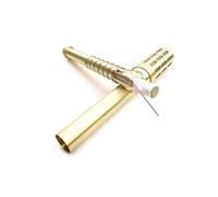 SEWOART Rodillo de Moxa de Latón Dorado para Masaje y Moxibustión, Dispositivo Portátil de Calentamiento Corporal, Estimulador de Circulación Sanguínea para Manos, Pies y Cuerpo