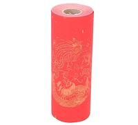 SEWOART Rollo de Papel de Caligrafía China Papel de Coplas de Año Nuevo Papel de Pergamino en Papel de Arroz con Tinta Dorada Material para Decoraciones del Festival de