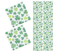 SEWOART Servilletas Desechables de Papel Resistentes y Cómodas Paquete de 20 Piezas Diseño de Trébol para Día de San Patricio para Fiestas y Cenas Elegantes