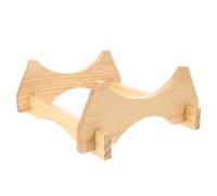 SEWOART Soporte de Barril de Roble para Añejar 5 litros Base de Madera Natural Resistente Soporte para Dispensador de Agua y Jarras Uso Doméstico en Cocina y Eventos