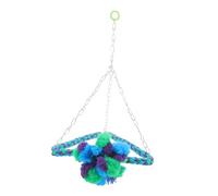 SEWOART Soporte Triangular De Cuerda para Masticar Loros Juguete Columpio De Pájaro Pato Jugar Ropa De Cama De Hámster SOGA Jaulas De Hámster Hurón Cacatúa Cooperativa Cuerda De