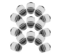 SEWOART Soportes para Estantes de Metal Resistentes para Armarios y Librerías Clavijas de Soporte Forma de L Orificio 50 Unidades Ideales para Muebles y Estanterías de Cocina