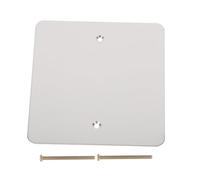 SEWOART Tapa Ciega De Salida Eléctrica De Acero Inoxidable 120 Tipo, Cubierta Metálica Cuadrada Para Enchufe, Placa Frontal Ciega Compatible Para Pared y Techo, Uso Eléctrico Profesional