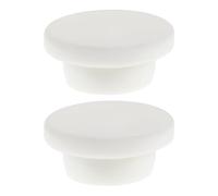 SEWOART Tapón 2,5cm Piezas de Drenaje Congelador del 2 Goma Redondo Blanco, a Prueba de Fugas para Drenaje de Refrigerador Mini Refrigerador y Nevera Horizontal, Uso