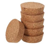 SEWOART Tapones de Corcho Natural para Jarrones y Terrarios de Vidrio 6 Piezas 64,5x20x58 Mm, Tapas Herméticas para Macetas Hidropónicas y Tarros de Conserva, Accesorios para Jardinería