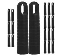 SEWOART Tapones Roscados de Plástico 25 MM para Mango de Fregona 20 Unidades Funda Protectora Anillo de Bloqueo Conexión Espiral Compatible para Limpieza en Hogar Oficina y Comercio