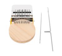 SEWOART Telar Manual de Madera para Mini Juguete de Tejido DIY Herramienta de Tejido Madera Segura y Educativa para Desarrollo Intelectual y Coordinación Mano-ojo