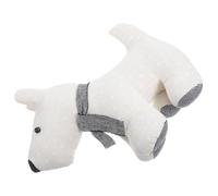 SEWOART Tope de Puerta de Algodón y Lino Adorable Forma de Perro de Peluche Arena Fina, Sujeta Puertas y Decora Habitación Infantil o Estudio